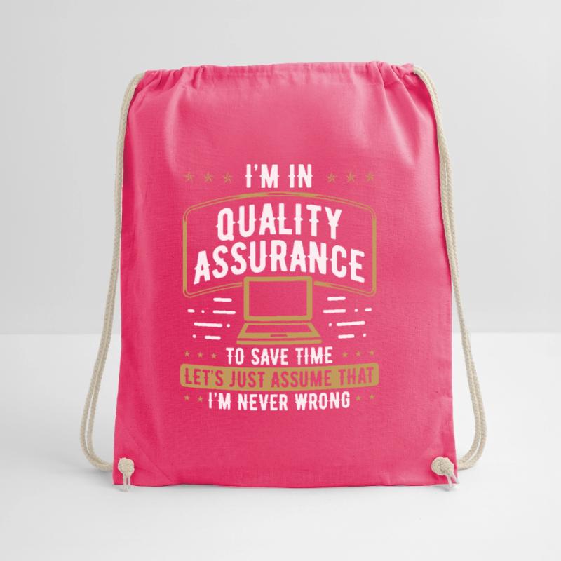 Quality Assurance Im never wrong Code Testing Test Turnbeutel