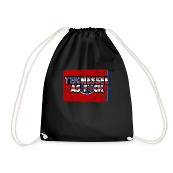 America US Flag State Flag Tennessee - Drawstring Bag - black - Front