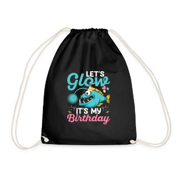 Let's Glow Scientist Marine Biology - Drawstring Bag - black - Front