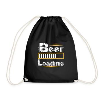 Chargement de la bière - Sac de sport léger - noir - Devant
