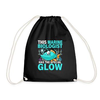 This Marine Biologist Has The Special Glow Scienti - Turnbeutel - Schwarz - Vorne