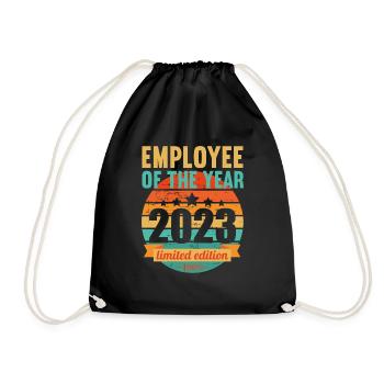 Employees of the Year 2023 - Drawstring Bag - black - Front