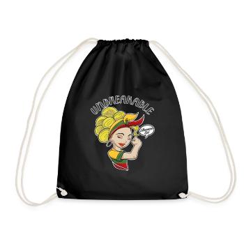 Lithuanian Girl Unbreakable I Heritage Lithuania - Turnbeutel - Schwarz - Vorne