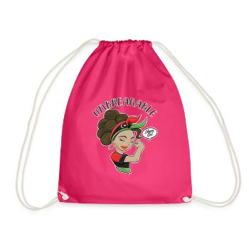 Libyan Girl Unbreakable I Libyan Heritage I Libya - Turnbeutel - Fuchsia - Vorne