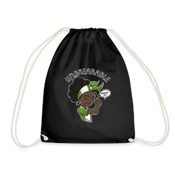 Fille nigériane incassable I Héritage nigérian I - Sac de sport léger - noir - Devant