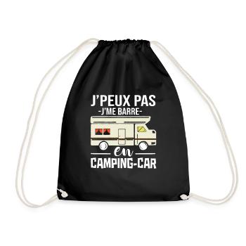 I can not jme bar in camper car humor camper - Drawstring Bag - black - Front