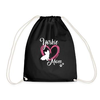 Yorkie Maman Maîtresse Chien École Yorkshire Terrier - Sac de sport léger - noir - Devant