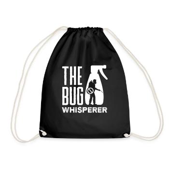 Pest Control Technician Exterminator The Bug - Turnbeutel - Schwarz - Vorne