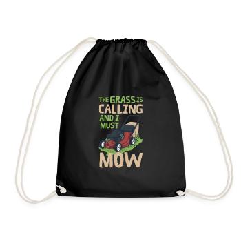 Tondeuse à gazon Entretien de pelouse - Sac de sport léger - noir - Devant