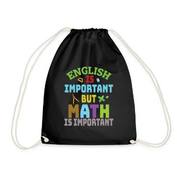 Funny Math Science Nerd Teacher Idea Birthday - Turnbeutel - Schwarz - Vorne