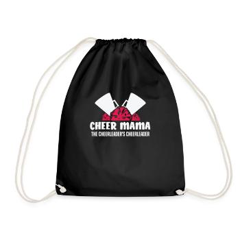 Cheer Mama La pom-pom girl de la pom-pom girl - Sac de sport léger - noir - Devant