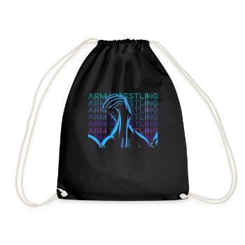 Arm Press Retro Cadeau - Sac de sport léger - noir - Devant