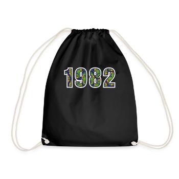 1982 - Drawstring Bag - black - Front