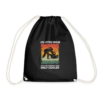 Vintage Jiu Jitsu Mom Like Normal Mom Only Cooler - Turnbeutel - Schwarz - Vorne