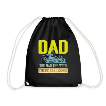 Papa L’homme Le mythe La légende de la voiture RC à distance Cont - Sac de sport léger - noir - Devant