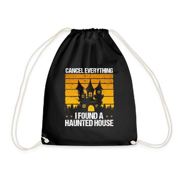 Ghost Hunter a trouvé une maison hantée Ghost Hunting - Sac de sport léger - noir - Devant