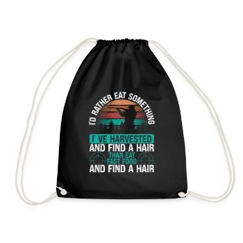 Drôle de chasseur de cerf chasseur de sanglier chasseur de sanglier - Sac de sport léger - noir - Devant