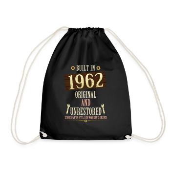 Construit dans l’original de 1962 et non restauré - Sac de sport léger - noir - Devant