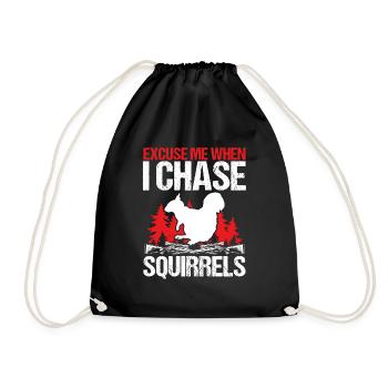 Squirrel Hunter Technicien en enlèvement d’écureuil - Sac de sport léger - noir - Devant