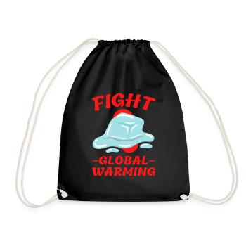 Fight Global Warming - Sac de sport léger - noir - Devant