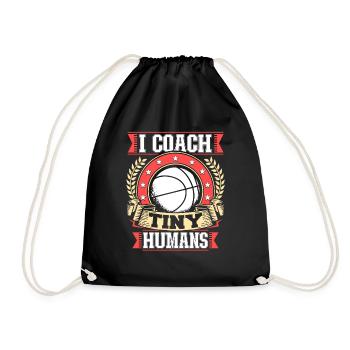 Entraîneur de jeunes de basketball - Sac de sport léger - noir - Devant