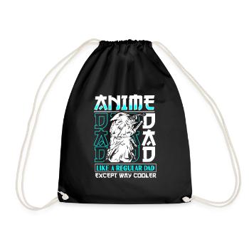Anime Papa Père Otaku - Sac de sport léger - noir - Devant