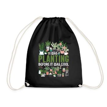 Planting Plants I love my garden Gartena - Drawstring Bag - black - Front