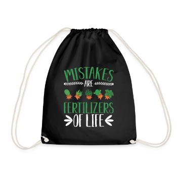 Pot Head Planter Plant Lovers Jardinage Le - Sac de sport léger - noir - Devant
