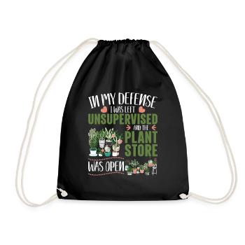 Récoltez des fleurs et détendez-vous et rafraîchissez Ges - Sac de sport léger - noir - Devant
