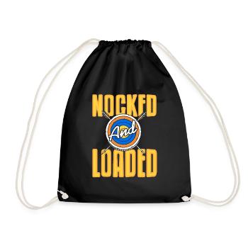 Geladen und entsicherT Nocked and Loaded - Sac de sport léger - noir - Devant