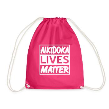 Aikidoka Lives Matter - Sac de sport léger - fuchsia - Devant