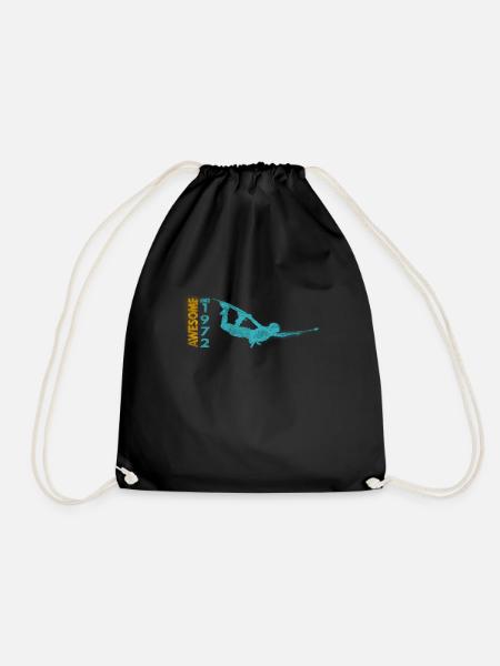Awesome since 1972. Wakeboard Lifestyle - Turnbeutel - Schwarz