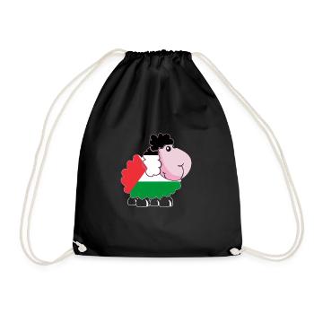 Palestine Tshirt Homme Enfant Femme Palestine - Sac de sport léger - noir - Devant