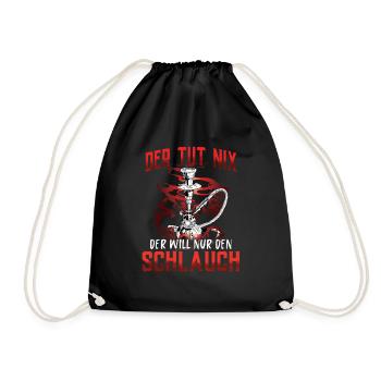 Hookah - Drawstring Bag - black - Front