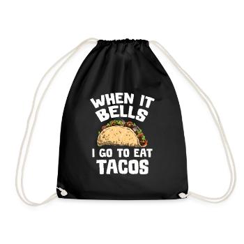 Taco Tuesday Torero Salsa Latino Mexican Nacho - Drawstring Bag - black - Front