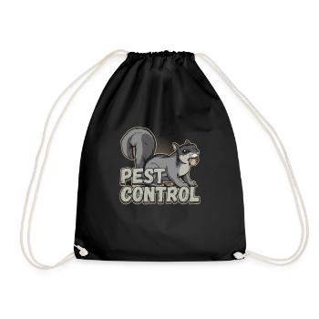 Pest Control Squad Design for a Bug Killer - Drawstring Bag - black - Front