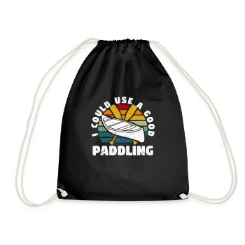 Je pourrais utiliser une bonne équipe de pagayeurs Funny - Sac de sport léger - noir - Devant