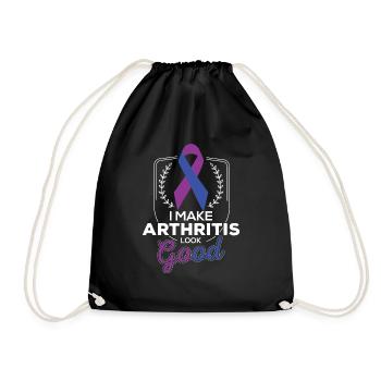 Make Arthritis Look Good - Drawstring Bag - black - Front
