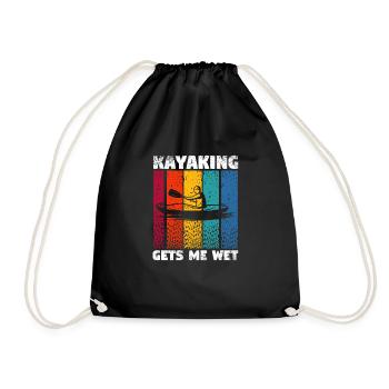Le kayak me fait mouiller Funny Kayak Wild - Sac de sport léger - noir - Devant