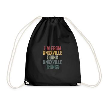 Knoxville choses ville - Sac de sport léger - noir - Devant