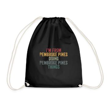 Pembroke Pines choses ville - Sac de sport léger - noir - Devant