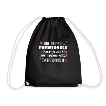 Une Maman Formidable Donne Toujours Une - Sac de sport léger - noir - Devant