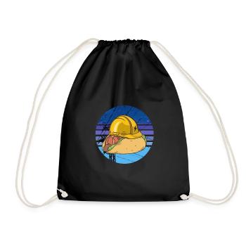 Taco elektriker geschenk - Turnbeutel - Schwarz - Vorne