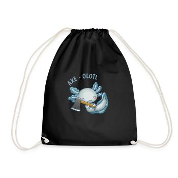 Drôle de cadeau Axe-olotl - Sac de sport léger - noir - Devant