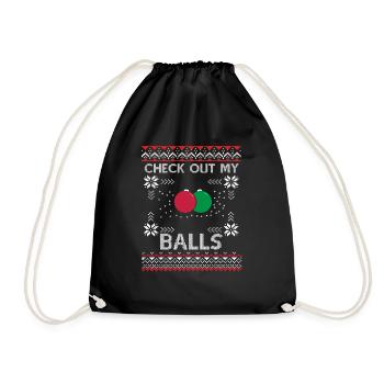 Balls - Turnbeutel - Schwarz - Vorne