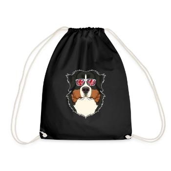 Bernese Mountain Dog UK Lunettes de soleil I Deutsch Flag - Sac de sport léger - noir - Devant