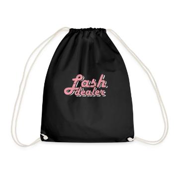 Lash Artist Eyelash Expert Lash Tech Lash Dealer - Drawstring Bag - black - Front