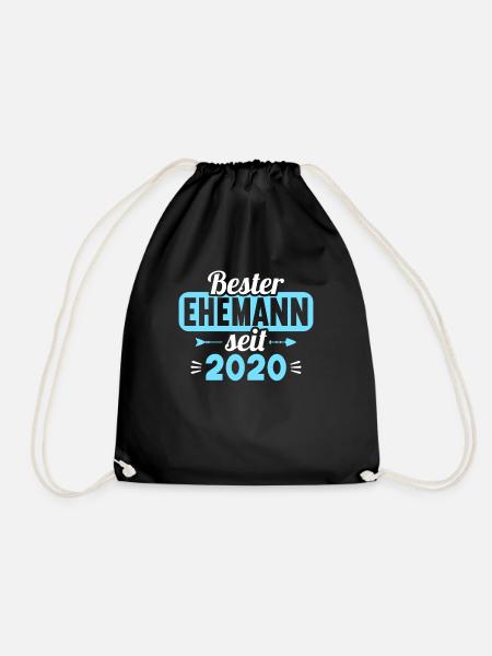 Beste Ehefrau Bester Ehemann seit 2020 - Turnbeutel - Schwarz