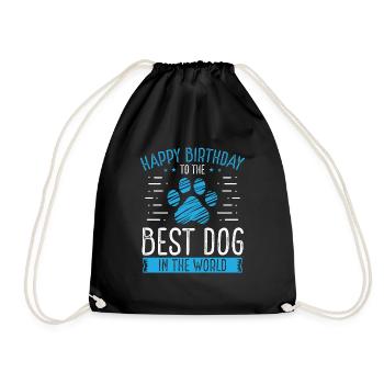 Idée d’anniversaire pour chien Maman Humour Chien Papa Anniversaire - Sac de sport léger - noir - Devant
