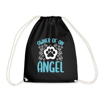 Chien en deuil Souvenir Chien Deuil Animal perte d’un chien - Sac de sport léger - noir - Devant